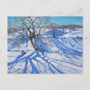 Tobogganers Chatsworth 2012 Postcard