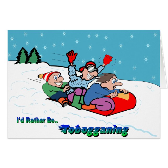 Tobogganing (Front Horizontal)