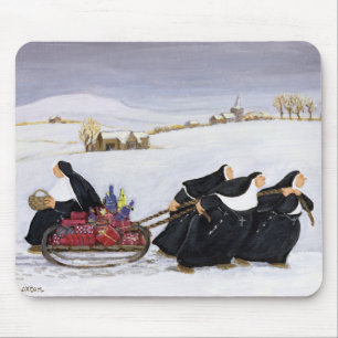 Tobogganing  2 mouse pad