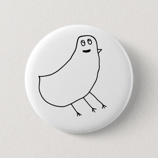 TOBS Duck 6 Cm Round Badge (Front)