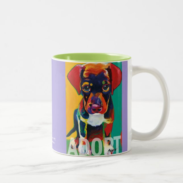 Toby ADOPT Mug by Ron Burns (Right)