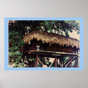 Toby Inn Tree House Bar,  Montego Bay Jamaica Poster
