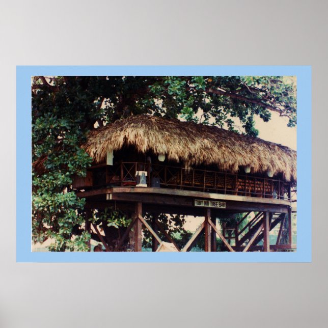 Toby Inn Tree House Bar,  Montego Bay Jamaica Poster (Front)