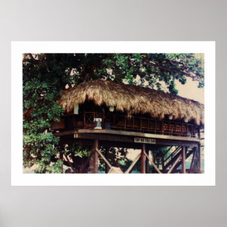 Toby Inn Tree House Bar, Montego Bay, Jamaica Poster
