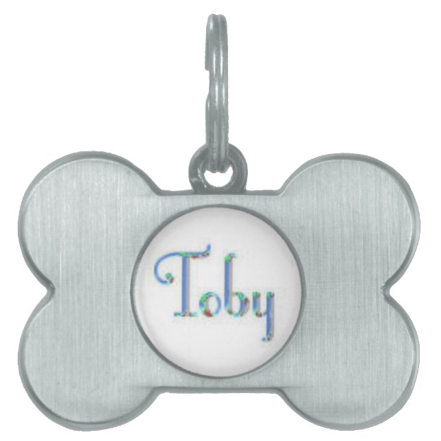 Toby Pet Tag (Front)