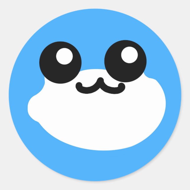 Toby Toad God Face Classic Round Sticker (Front)