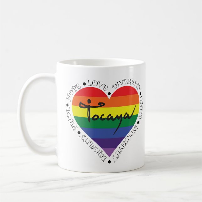 Tocaya Pride Coffee Mug (Left)