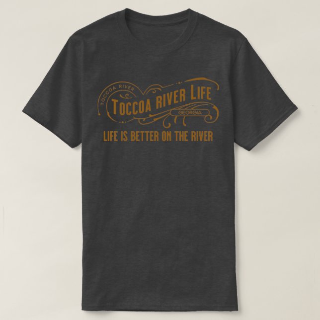 Toccoa River Life T-Shirt (Design Front)