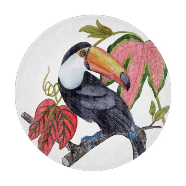 Toco Toucan Cutting Board (Front)
