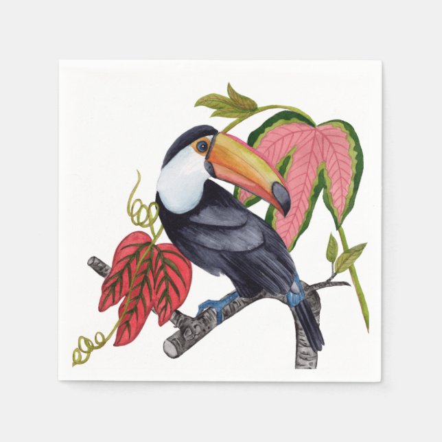 Toco Toucan Napkin (Front)