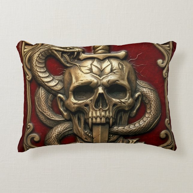 TOCOCLAWS "The Curse" No. XIII squareAccent Pillow (Front)