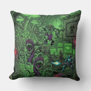 TOCOCLAWS Toxic Cavern Lab - Biohazard Monster Bat Cushion