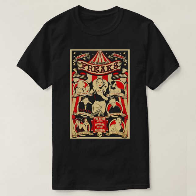 Tod Browning Cult Classic 1932 T-Shirt (Design Front)