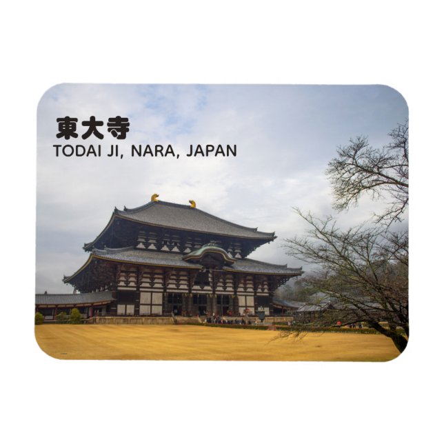 Todai-ji 東大寺 Nara, Japan Travel Magnet (Horizontal)