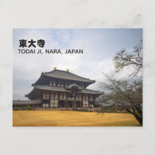 Todai-ji 東大寺  Nara, Japan Travel Postcard