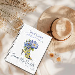 Today A Bride, Daughter Wedding gift  Journal<br><div class="desc">"Today A Bride, Tomorrow" Daughter Wedding gift Keepsake Memory Journal Your daughter will cherish the beautiful memories with our "Today A Bride, Tomorrow" Wedding Keepsake Memory Journal. Featuring our signature Modern Elegant Floral Chinoiserie High Heel shoe in delicate yellow and blue, this journal showcases the heartfelt phrase "Today A Bride,...</div>