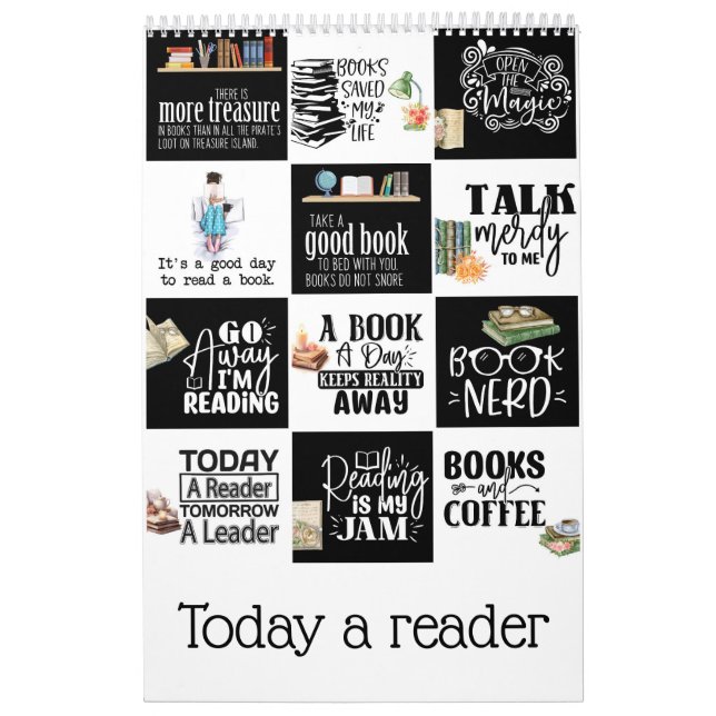 Today a reader calendar (Cover)