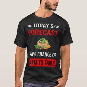 Today Forecast Farm To Table T-Shirt