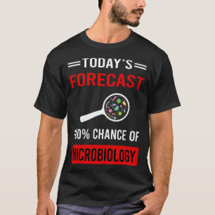 Today Forecast Microbiology Microbiologist T-Shirt