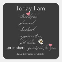 Today I am thankful inspirational customizable