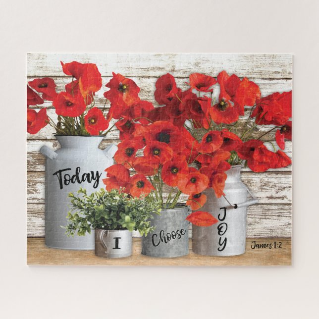 Today I Choose Joy Puzzle (Horizontal)