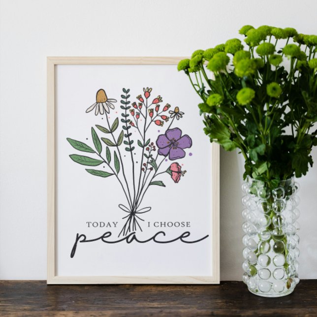 Today I Choose Peace Poster (Creator Uploaded)