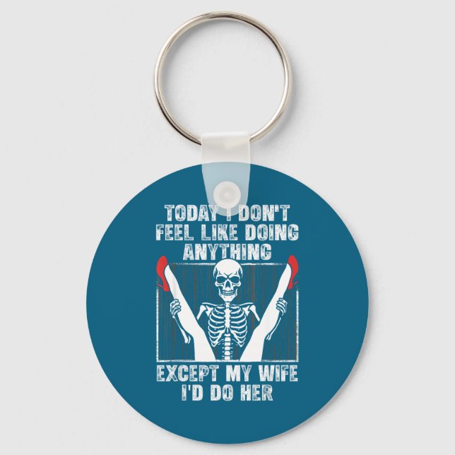 Today i don't feel like doing anything except my w key ring (Front)
