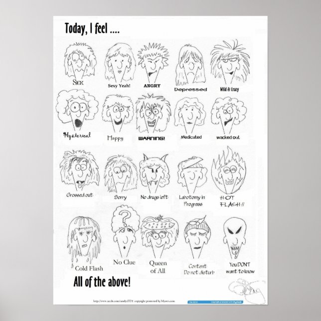 Today I feel... Poster (Front)