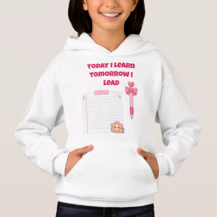 Today I Learn Tomorrow I Lead Kids Tshirt