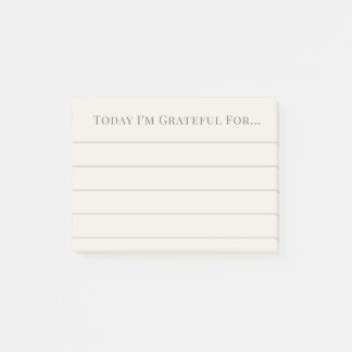 Today I’m Grateful For Daily Gratitude Post-it Notes