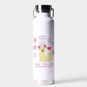Today I Will Bake! Water Bottle