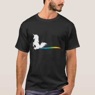 Today I Will Be A Unicorn Farting Rainbow Gift T-Shirt