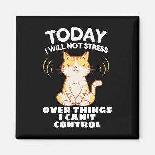 Today I Will Not Stress Over Things I Can't Contro Magnet
