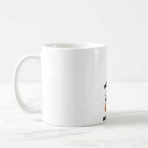 TODAY I'M A SERIOUS GHOST COFFEE PUMPKIN HALLOWEEN MUG