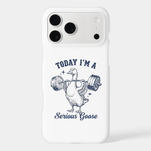 Today I'm a serious Goose Funny Lifting Weights
