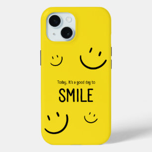 Today is a good day to smile Inspiration iPhone 15 Case
