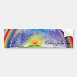 Today is a magical day! bumper sticker