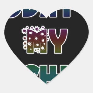 Today is My Birthday Art Print Heart Sticker