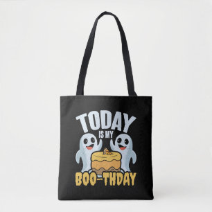 Today Is My Boothday Halloween Birthday Ghost Gift Tote Bag
