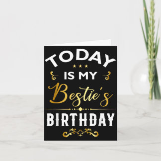 Today Is My Ies Birthday - Happy Birthday Party Card