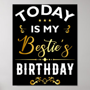 Today Is My Ies Birthday - Happy Birthday Party Poster
