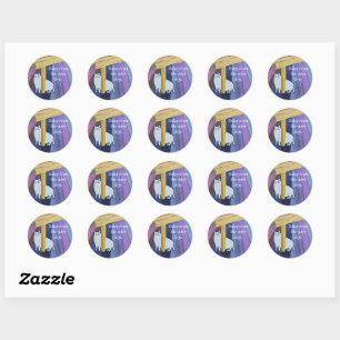 Today is not like other days classic round sticker