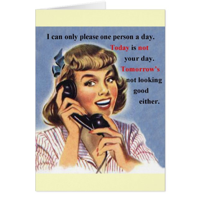 Today is Not Your Day - Retro Image mug (Front)