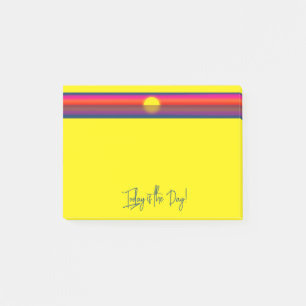 Today is the Day Sunrise Affirmation Post-it Notes