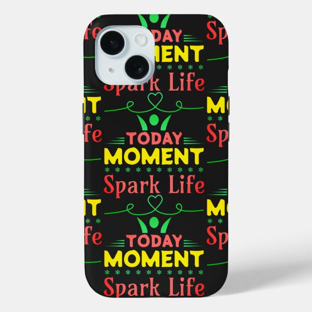 Today Moment, Spark Life Case-Mate iPhone Case (Back)