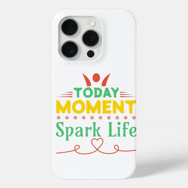 Today Moment, Spark Life Case-Mate iPhone Case (Back)