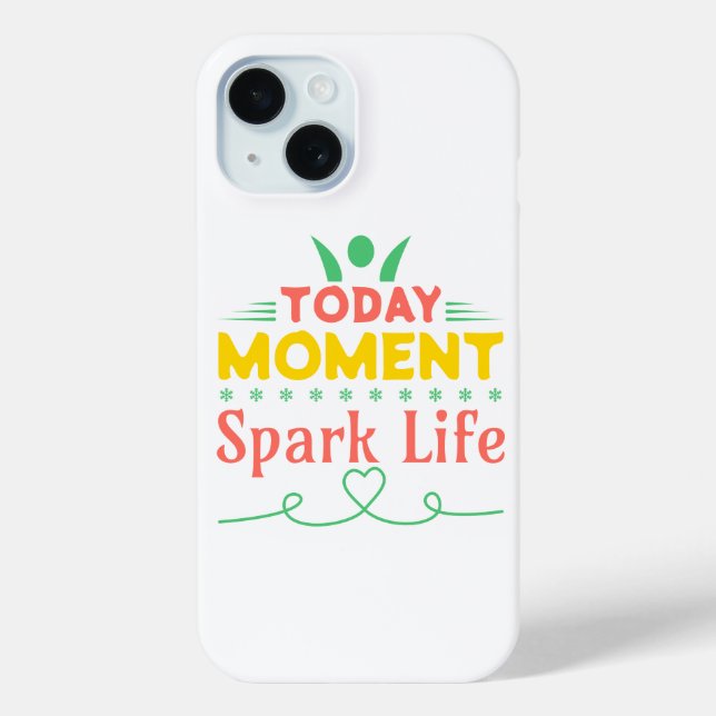 Today Moment, Spark Life Case-Mate iPhone Case (Back)