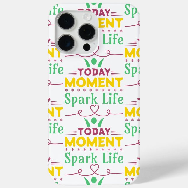 Today Moment, Spark Life Case-Mate iPhone Case (Back)