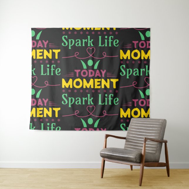 Today Moment, Spark Life Tapestry (In Situ (Horizontal))