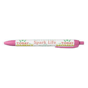 Today Moment, Spark Life Tote Bag Black Ink Pen